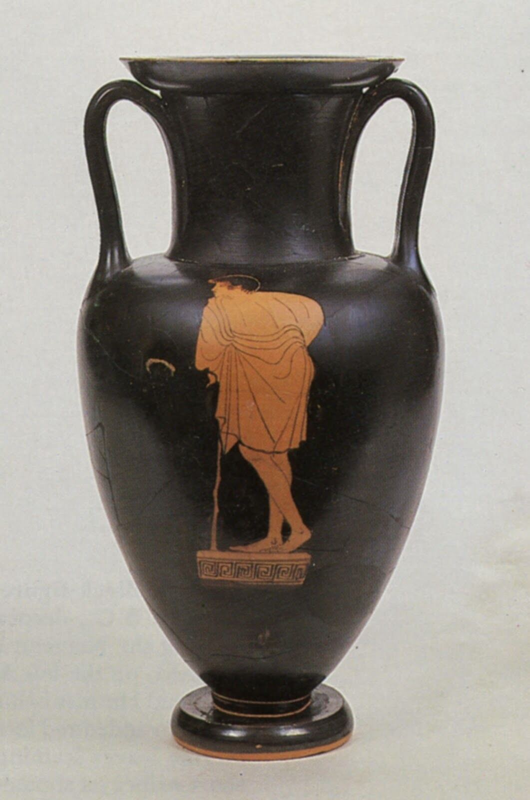 a Greek vase B