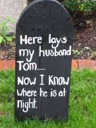 man grave